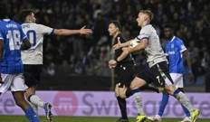 Slavlje igrača Dinama, Foto: Johan Eyckens/Belga /PIXSELL