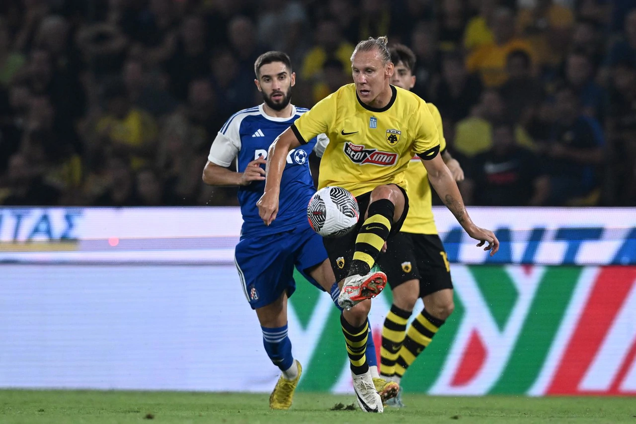 AEK - Dinamo. Domagoj Vida