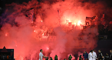  Dinamo - Hajduk. bakljada navijača Hajduka