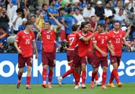 Ruben Vargas je zabio za 2:0 Švicarske protiv Italije, Foto: Karina Hessland/REUTERS