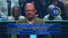 Mate Piškor, Foto: Tko želi biti milijunaš?/HRT