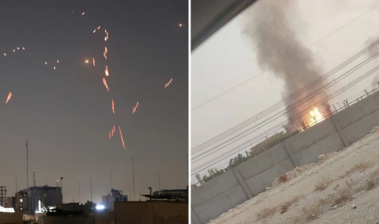 PZO iznad Teherana / Pogođensko iransko plinsko postrojenje