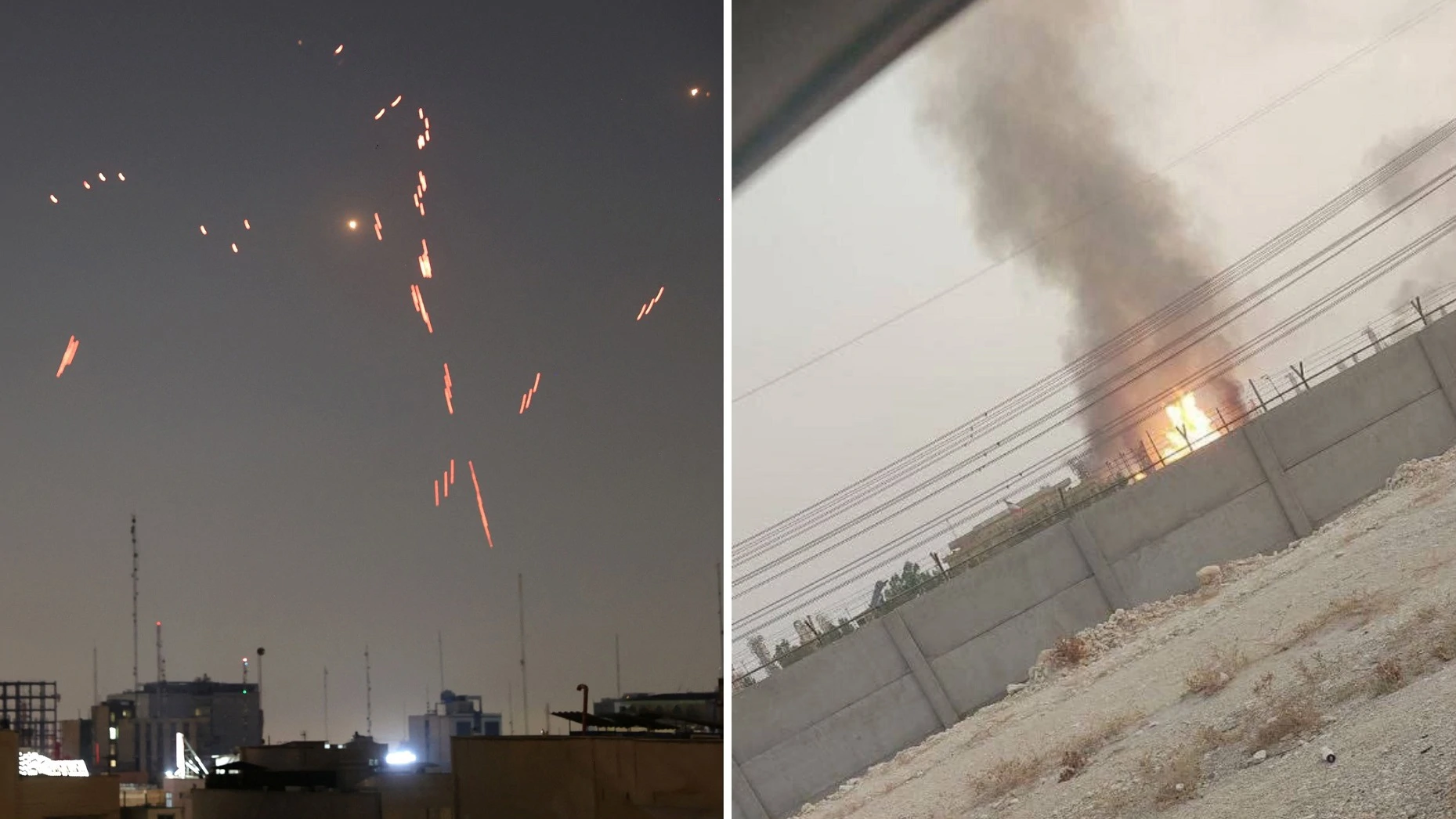 PZO iznad Teherana / Pogođensko iransko plinsko postrojenje