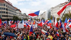 Veliki prosvjed u Pragu protiv vlade, NATO-a i EU-a