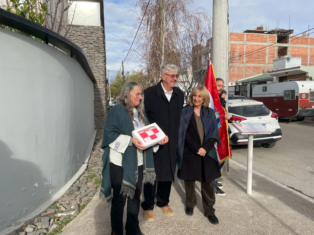 Sonja Vitulic, Fernando y Liliana Romeo Kokotović / Sonja Vitulic, Fernando i Liliana Romeo Kokotović, Foto: Croatas en la Patagonia / Hrvati u Patagoniji//
