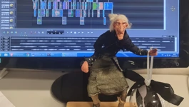 mukotrpni prikaz kolaž montaže i jedna baba