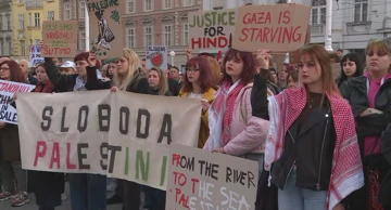 Prosvjed podrške Palestini u Zagrebu