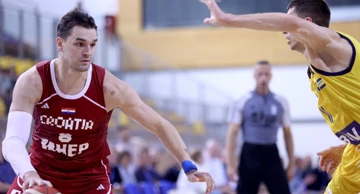 Mario Hezonja u pripremnoj utakmici protiv Ukrajine