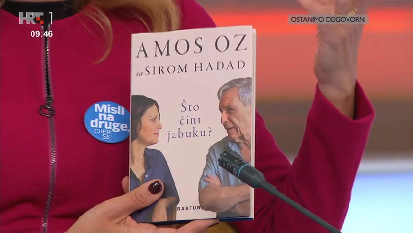 Amos Oz i Šira Hadad: "Što čini jabuku?" 