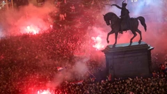 Svečani doček hrvatske nogometne reprezentacije u Zagrebu nakon osvojenog trećeg mjesta na Svjetskom prvenstvu 2022.