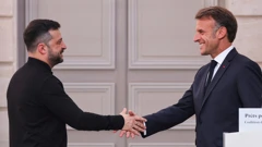 Volodimir Zelenski i Emmanuel Macron