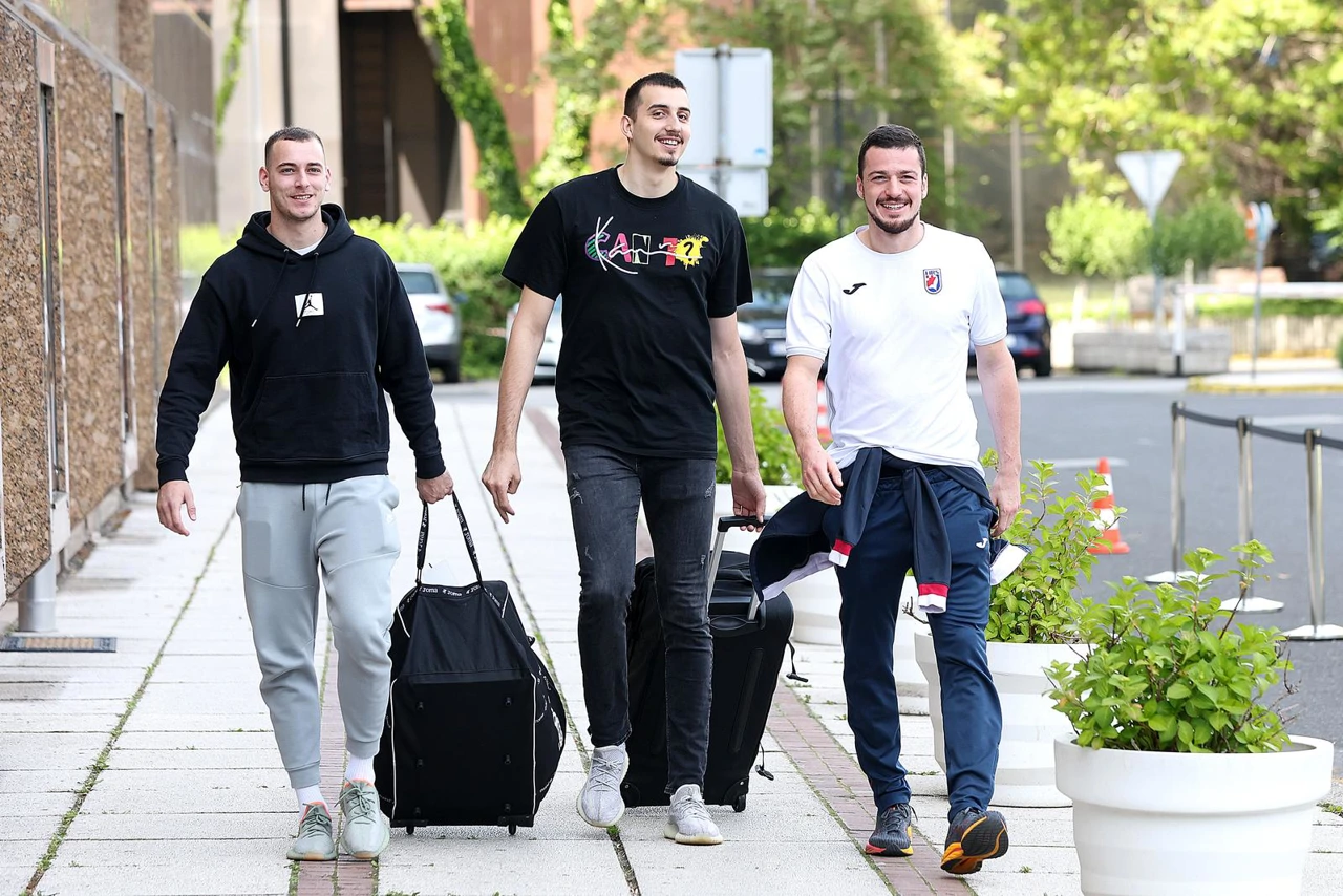 Okupljanje rukometaša Hrvatske u Zagrebu, Foto: Goran Stanzl/PIXSELL