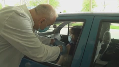 U Virovitici prvi "drive-in" punkt za cijepljenje