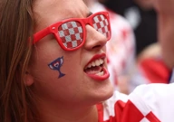 Hrvatska navijačica, Foto: Yves Herman/REUTERS