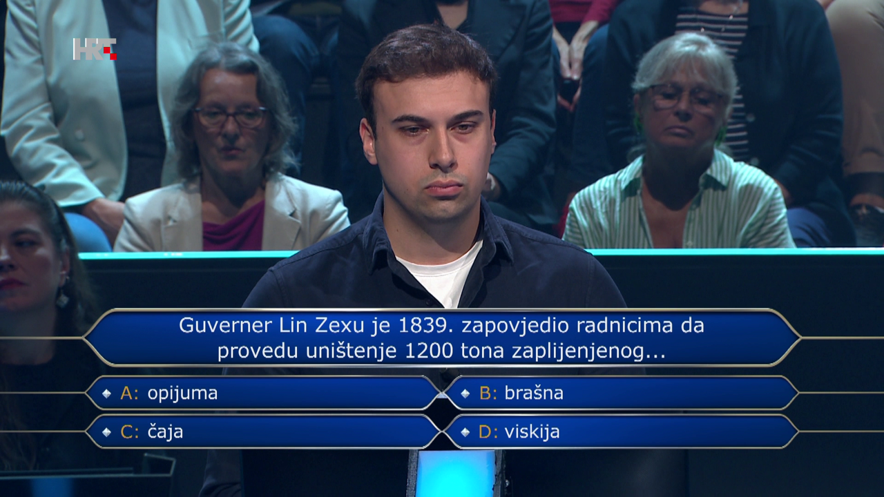 Borna Škrlec, Foto: Tko želi biti milijunaš?/HRT