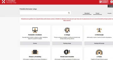 Stranica e-Građani