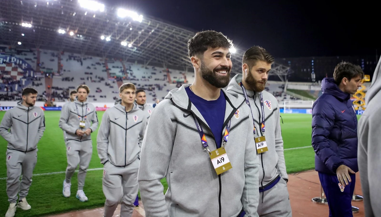 Vatreni uoči dvoboja s Francuskom na Poljudu, Foto: Šime Zelić/PIXSELL