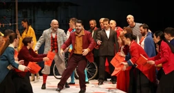 Mojca Bitenc, Marko Fortunato i Ivan Momirov u riječkom Pagliacciju, Foto: Dražen Šokčević/HNK Zajc