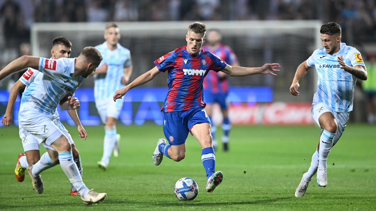 Rijeka - Hajduk. Emir Sahiti