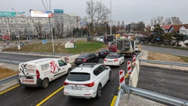 Prometna gužva na Jadranskom mostu
