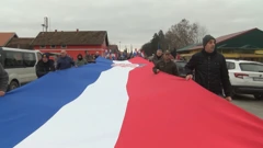 Sjećanje na žrtve pokolja u Voćinu, Foto: Dnevnik/HRT