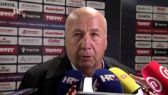Velimir Zajec daje izjavu nakon pobjede Dinama
