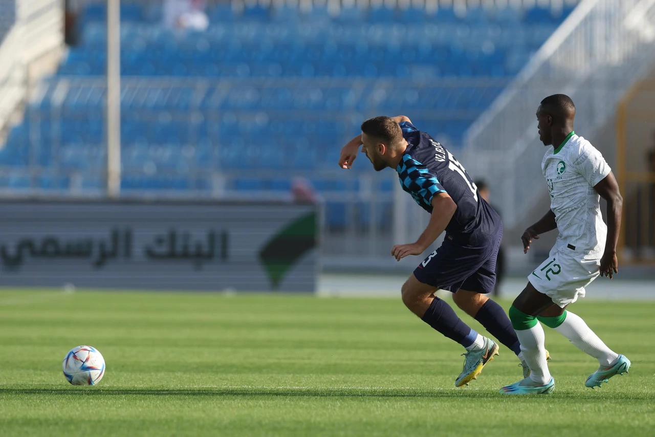 Saudijska Arabija - Hrvatska. Nikola Vlašić, Foto: Goran Stanzl/PIXSELL
