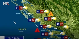 Vremenska prognoza, Foto: Dnevnik/HRT