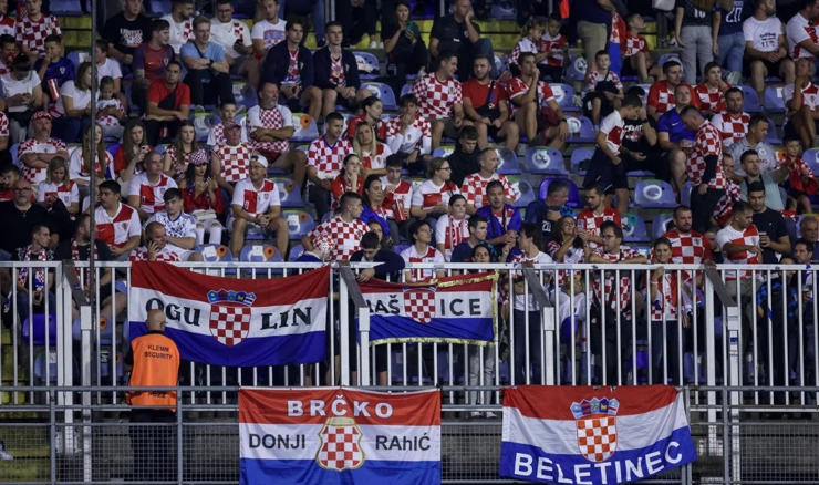 Hrvatski navijači na Maksimiru