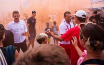 Doček srebrnog olimpijca Tončija Stipanovića u Splitu, Foto: Milan Sabic/PIXSELL