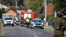 Site of downed drone in Poland 