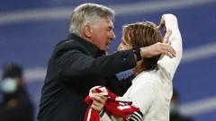 Carlo Ancelotti i Luka Modrić