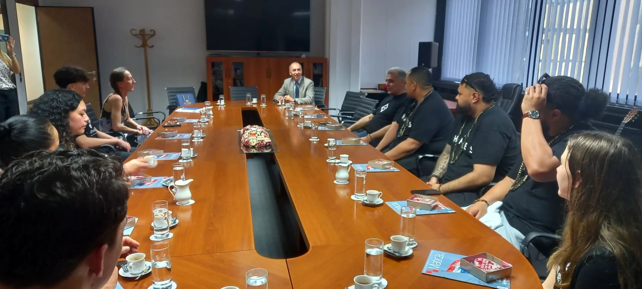 Na primanju u Središnjem državnom uredu za Hrvate izvan RH, Foto: Tatjana Rau/HRT