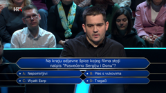 Goran Vesić, Foto: Tko želi biti milijunaš?/HRT
