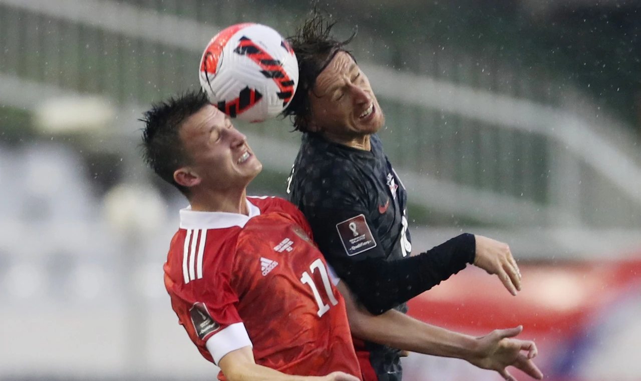 Luka Modrić i Aleksandr Golovin