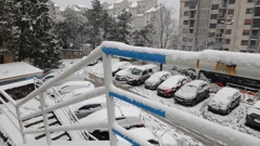 Parking pod snijegom, Foto: Tatjana Sandalj/Radio Rijeka