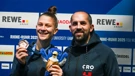 Ivana Arelić s trenerom Tomislavom Karaulom