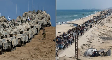 Izraelski tenkovi kod ulaza u Gazu / Palestinci bježe iz grada Gaze