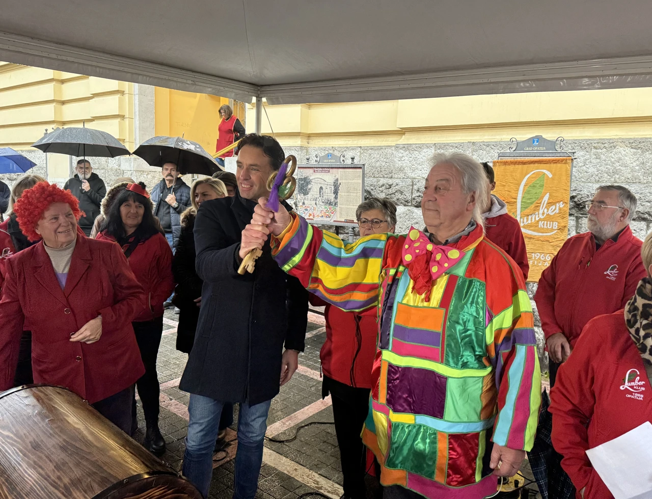 Fernando Kirigin predao je ključeve Opatije Duletu, Foto: Vladimir Jurić/Radio Rijeka