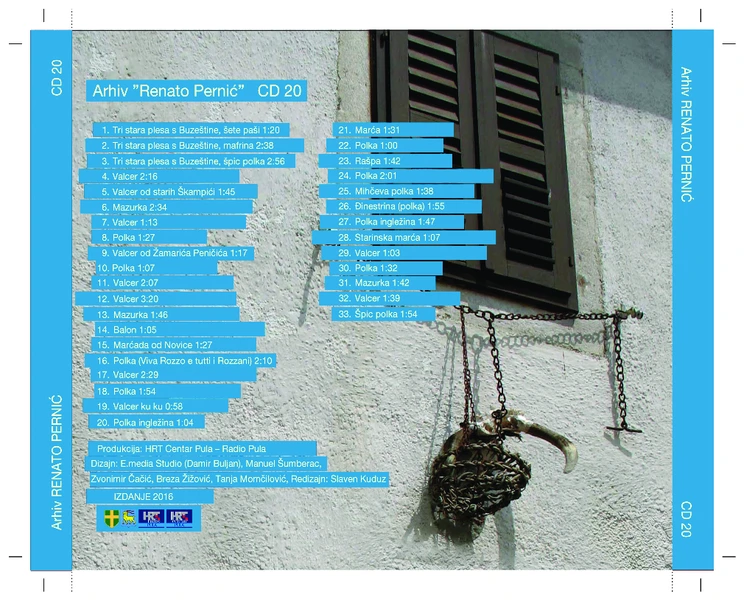 Arhiv Renato Pernić CD20 - izdanje 2016., Foto: -/-