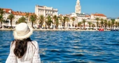 Turizam na obali, ilustracija