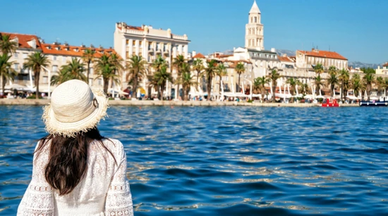 Turizam na obali, ilustracija