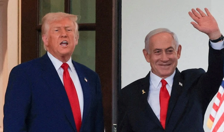 Donald Trump i Benjamin Netanyahu 