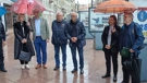 Predstavljanje izložbe na riječkom Korzu