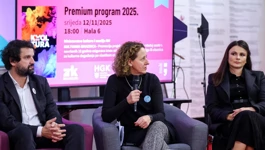 Nina Obuljen Koržinek na predstavljanju kulturne iskaznice