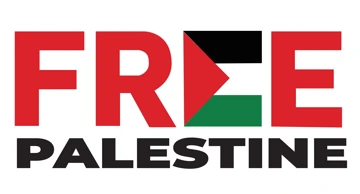 Nastpis Slobodna Palestina - ilustracija