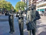Tarragona, skulptura penjača , Foto: Dragan Nikolić /HRT