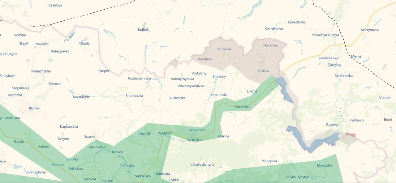 Rusko napredovanje u Sumskoj oblasti 1. svibnja