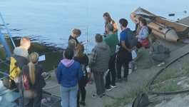 Znanstvenici istraživači uz obalu rijeke Neretve