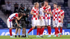 Slavlje Hrvatske nakon pobjede nad Škotskom